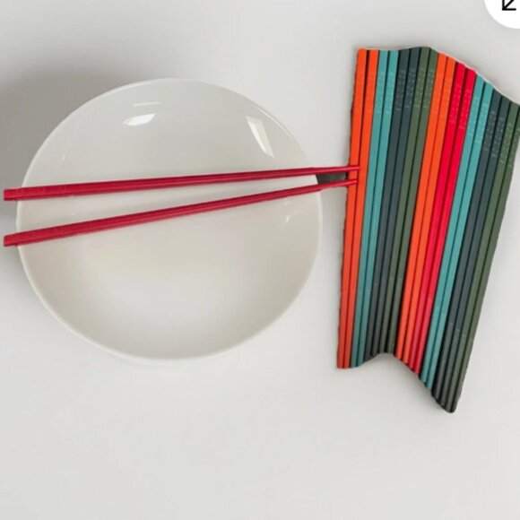 Chopsticks Fiberglass food-safe high-quality heat-resistant 10 Pairs 🥢Reusable - Picture 3 of 6